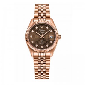 Alexandre Christie AC 5014 Rosegold Brown Lady LDBRGBO